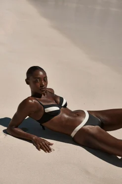 Monday Swimwear Malta Top - Black/Ivory^ Tops